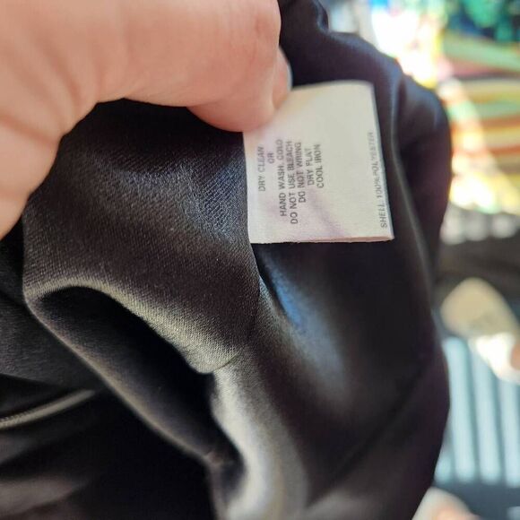 Jessica McClintock For Gunne Sax Womens Black Halter Maxi Formal Dress Size 3/4 - Picture 13 of 13